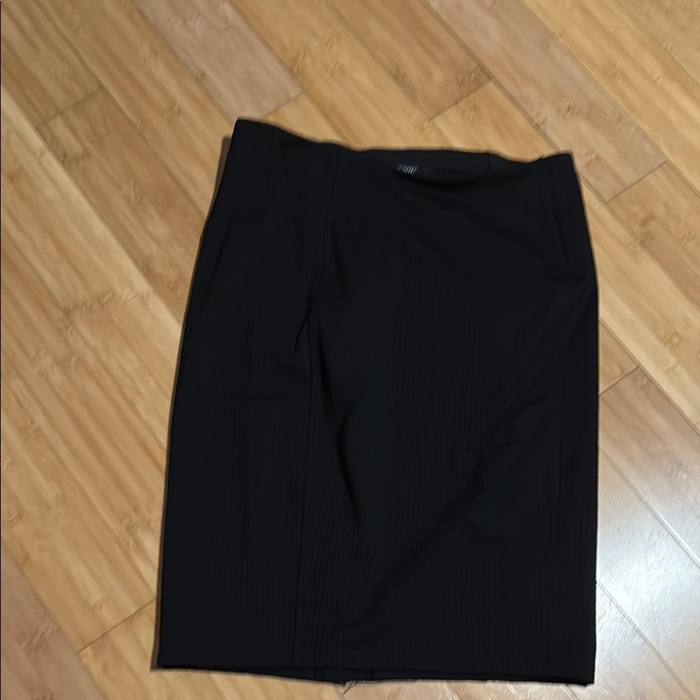 Liverpool Black Knee-Length Pencil Skirt